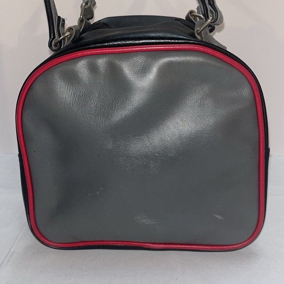Vintage Y2K Rare Silver Star Black and Gray Bowling bag Purse - Picture 5 of 11
